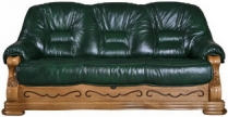 Трёхместный кожаный диван Консул 21 3М (115 гр.)
