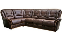 Кожаный угловой диван Леонардо 2 (140 гр.)