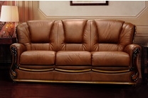Трёхместный кожаный диван Изабель 2 (120 гр.)