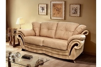 Дженни комплект в коже (диван-кровать+одно кресло) 120гр.