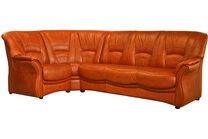 Кожаный угловой диван Биарриц (120 гр.)
