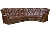 Кожаный угловой диван Европа (120 гр.)